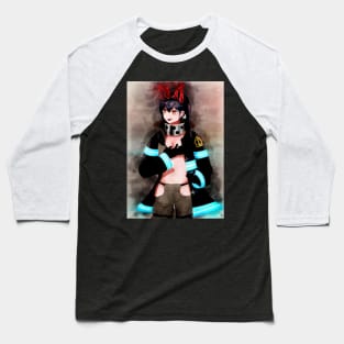 Kotatsu Tamaki Anime Watercolor Baseball T-Shirt